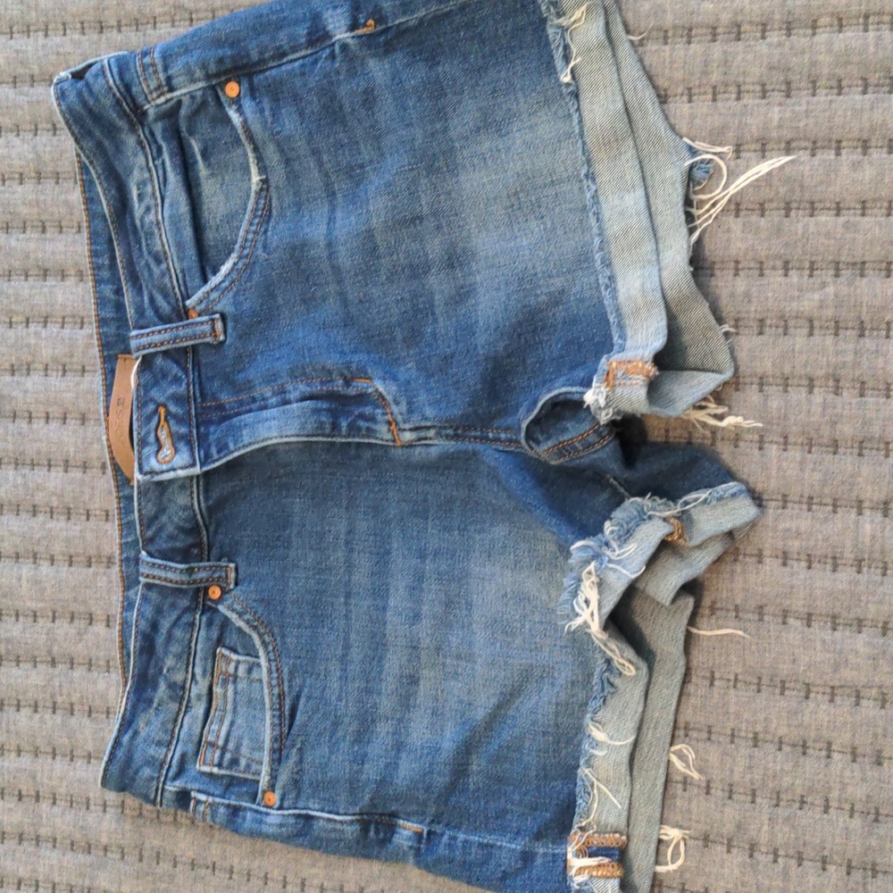 Joe's cuffed, frayed shorts
